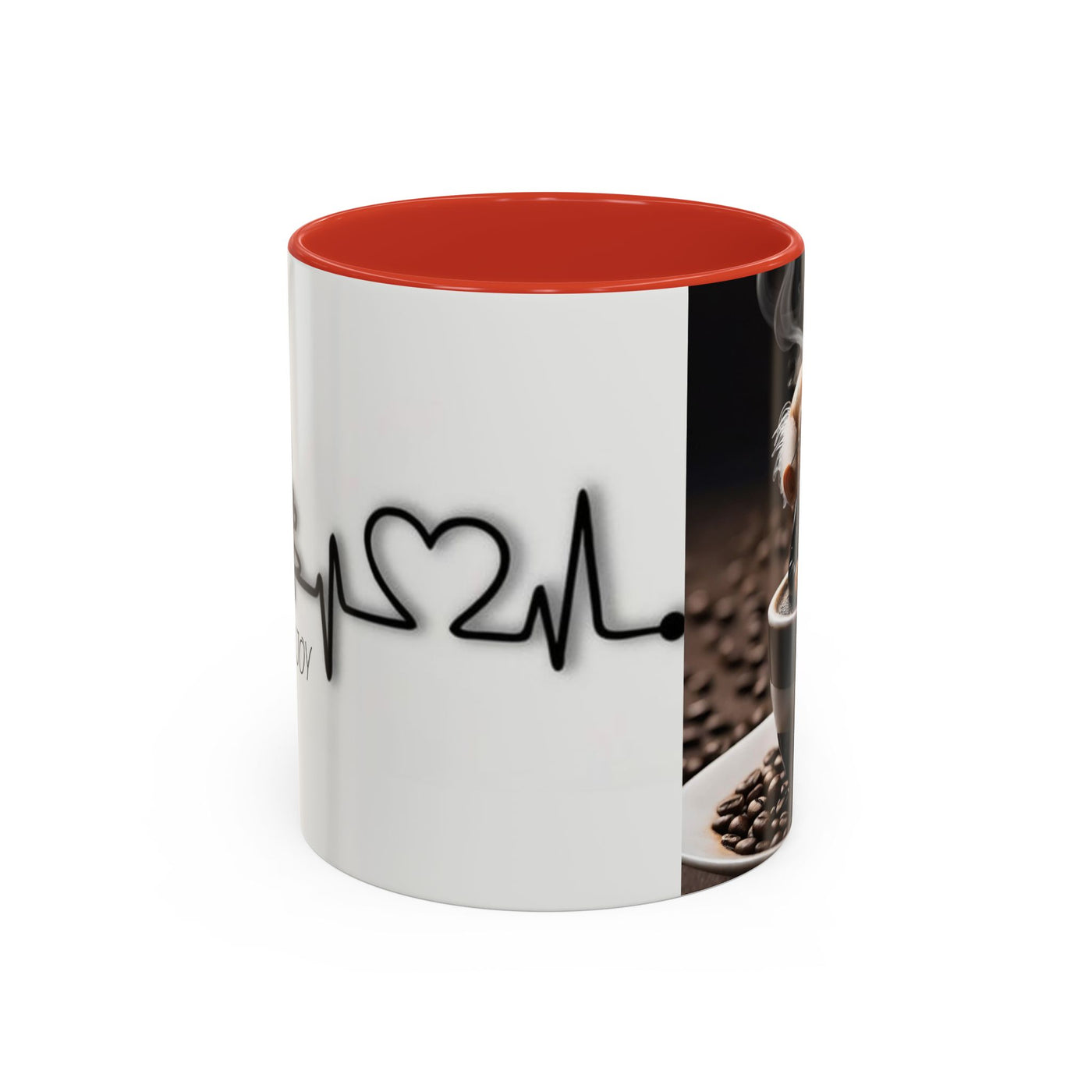 Coffee Lover's Heartbeat Mug - Caffeine Addiction Design - Picknmore