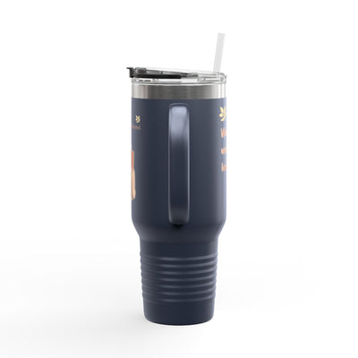 Insulated Travel Mug for Book Lovers, Enjoy Every Sip, Perfect Gift for Readers, 40oz Coffee Tumbler, Travel Cup for Busy Days - Picknmore