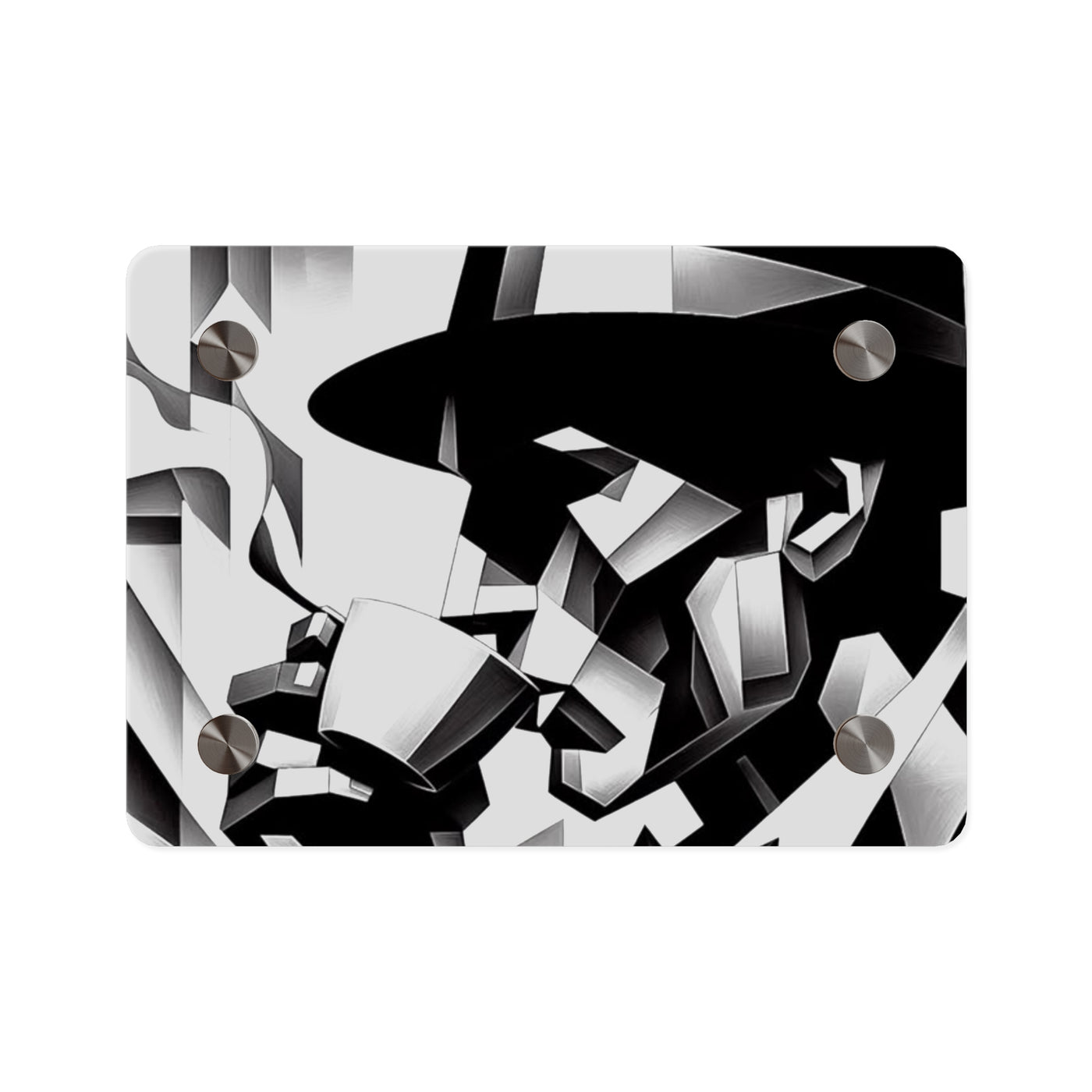 Chic Acrylic Wall Art Panels - Modern Black & White Home Decor - Picknmore