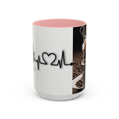 Coffee Lover's Heartbeat Mug - Caffeine Addiction Design - Picknmore
