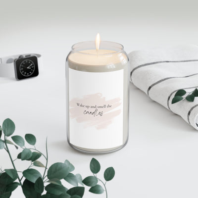 Wake Up and Smell the Scented Soy Candles - 13.75oz, Eco-Friendly Gifts, Home Décor, Relaxation, Aromatherapy.
