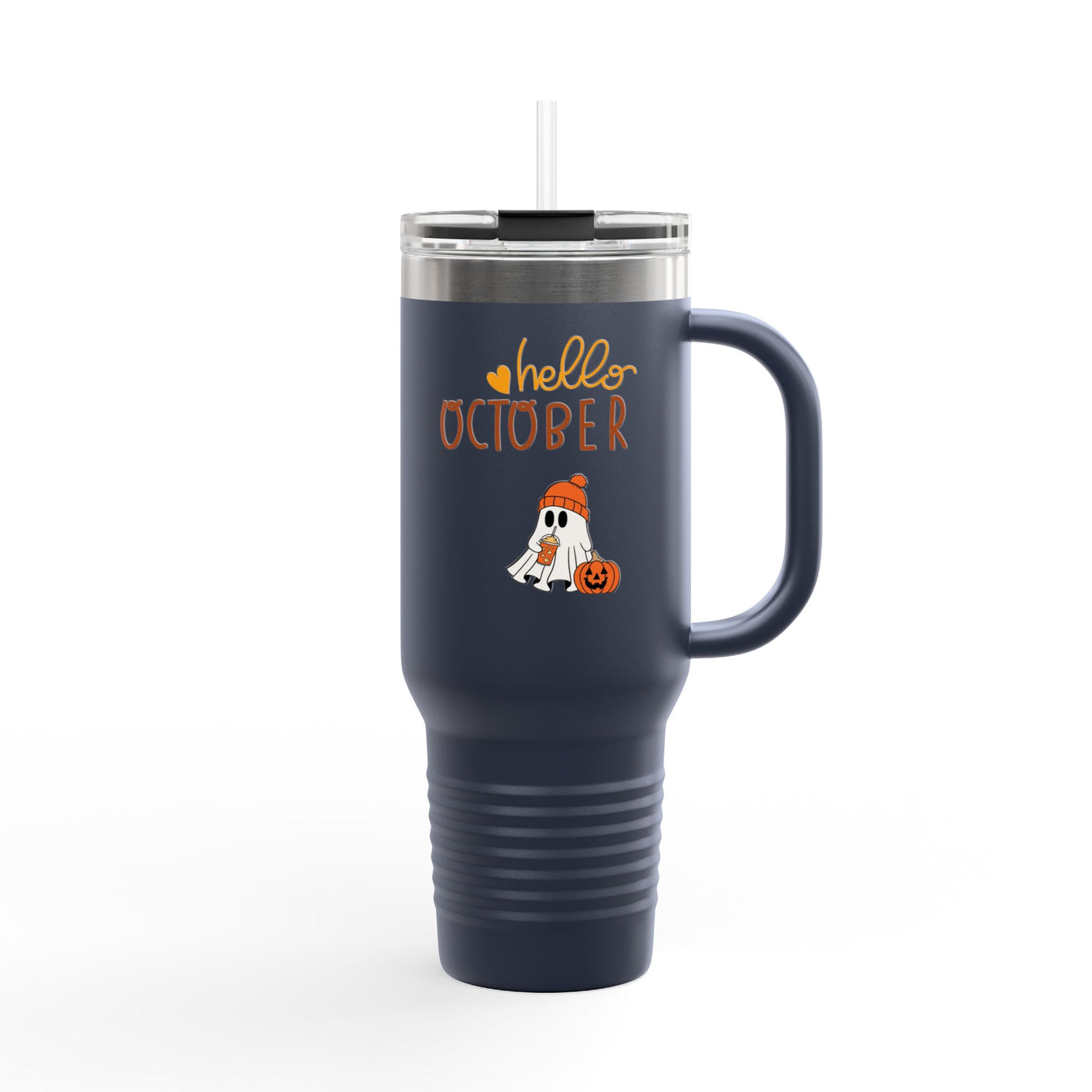 Halloween-Themed Insulated Travel Mug | 40oz | Perfect for October Parties, Fall Events, Cozy Drinks, Gifts for Coffee Lovers - Picknmore