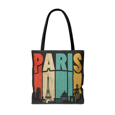 Paris Cityscape Tote Bag - Parisian Art Print Shopping Bag - Picknmore