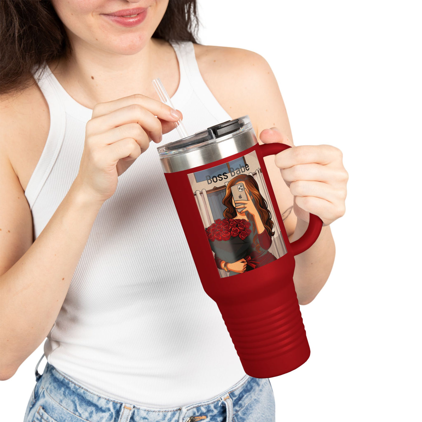 Boss Babe Travel Mug - Stylish Insulated Tumbler for Empowered Women - Picknmore