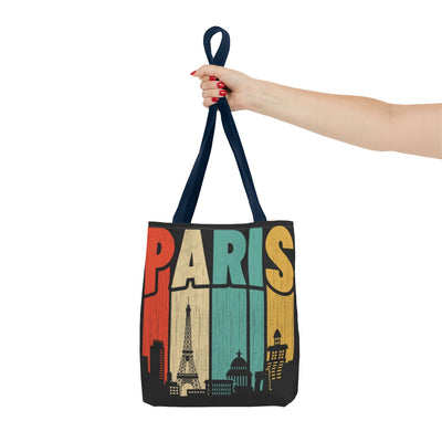 Paris Cityscape Tote Bag - Parisian Art Print Shopping Bag - Picknmore