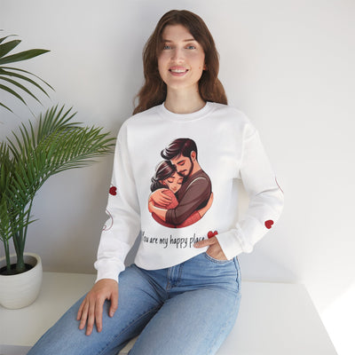 Love-Themed Crewneck Sweatshirt - Cozy Gift for Couples - Picknmore