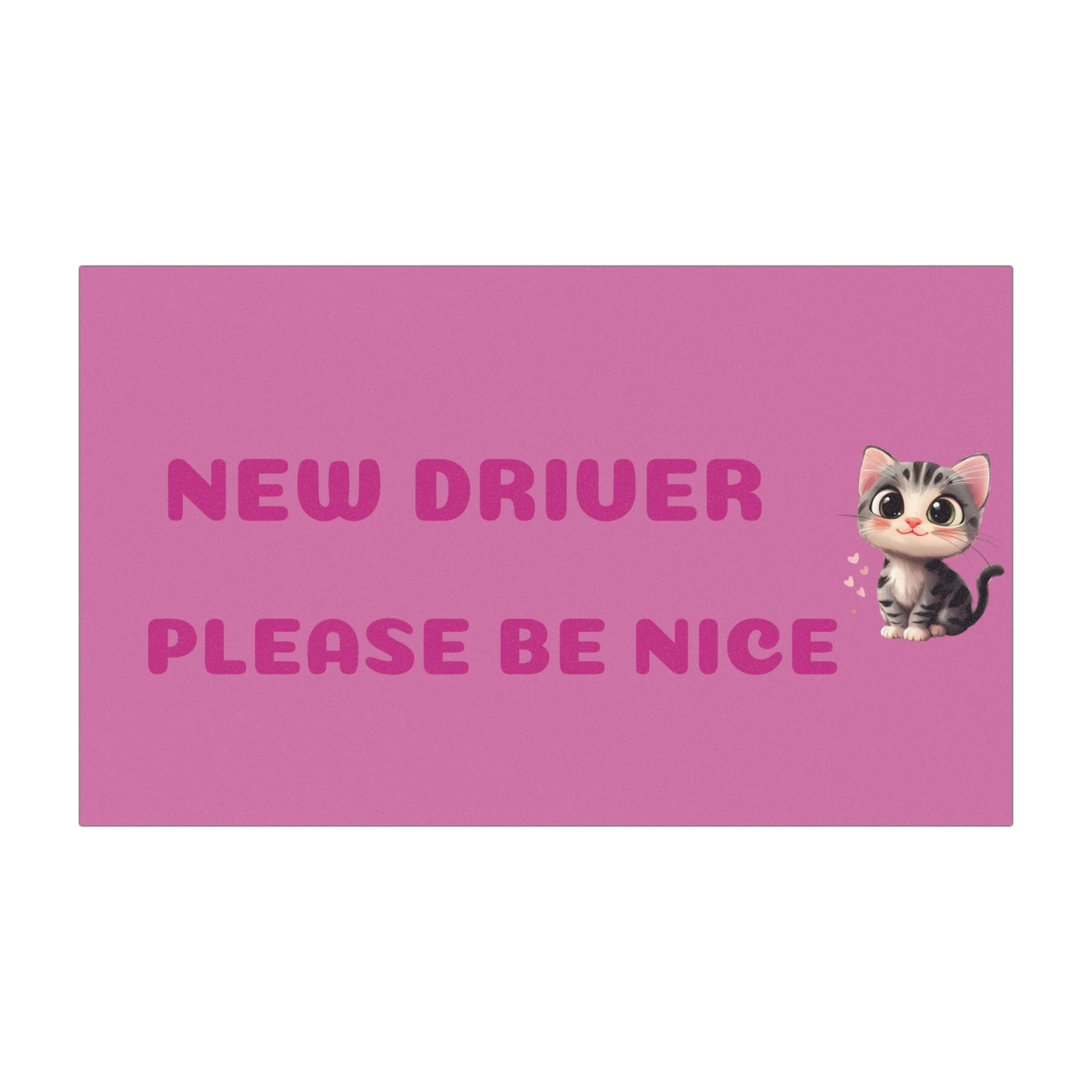 New Driver Car Magnet - Cute Safety Sign for Girls & Teen Drivers - Picknmore