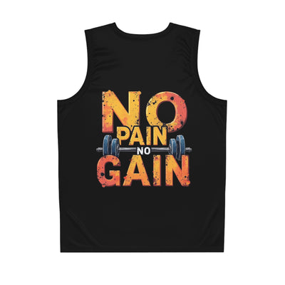 No Pain No Gain Gym Tank Top, Motivational Fitness Shirt for Men - Picknmore