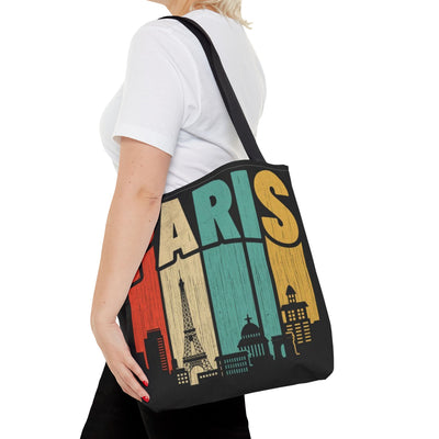 Paris Cityscape Tote Bag - Parisian Art Print Shopping Bag - Picknmore