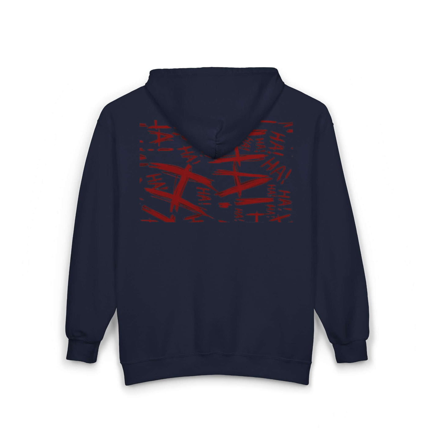 Grunge Horror Hoodie with Dripping Text –  Zip-Up Sweatshirt for Halloween & Streetwear - Picknmore