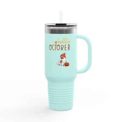 Halloween-Themed Insulated Travel Mug | 40oz | Perfect for October Parties, Fall Events, Cozy Drinks, Gifts for Coffee Lovers - Picknmore