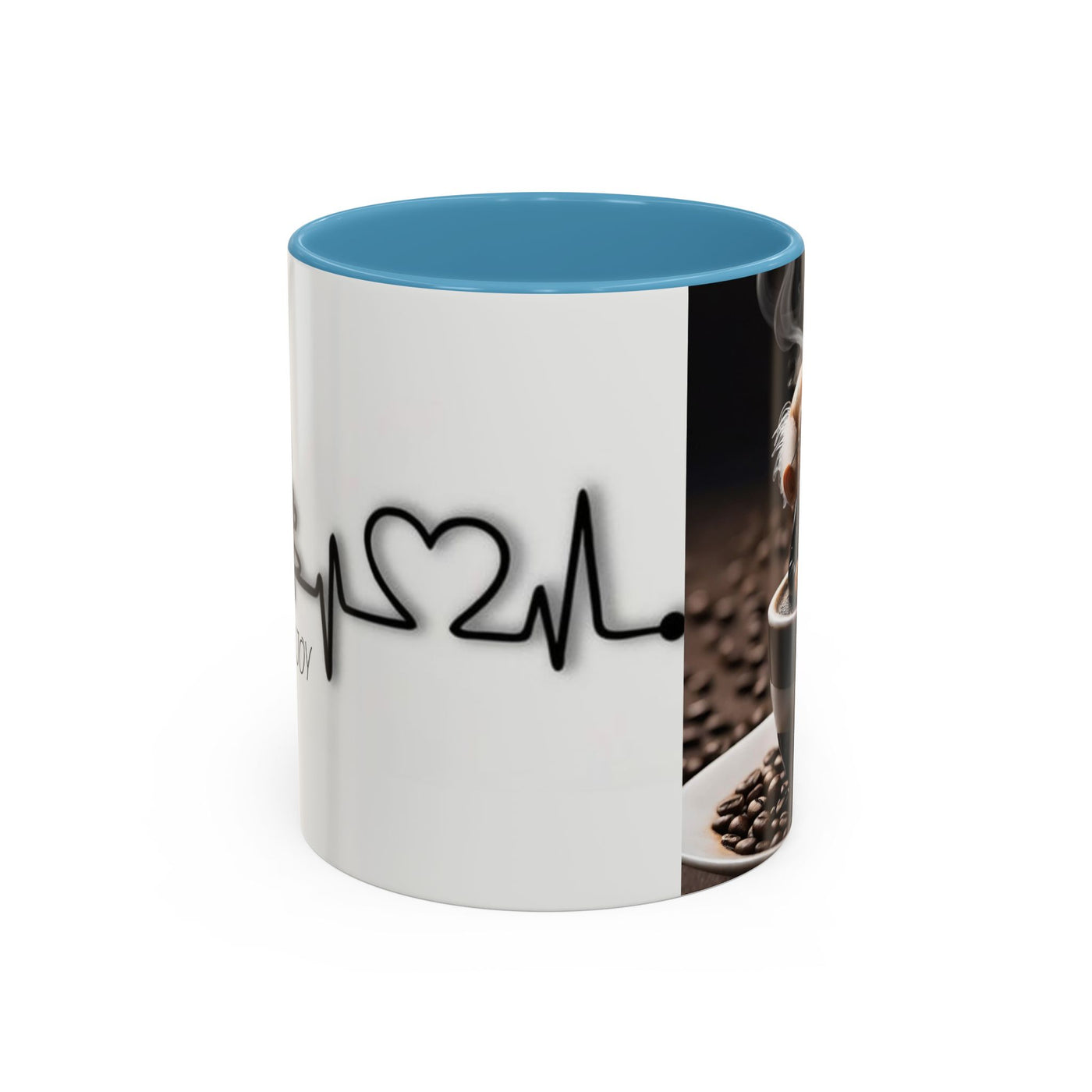 Coffee Lover's Heartbeat Mug - Caffeine Addiction Design - Picknmore
