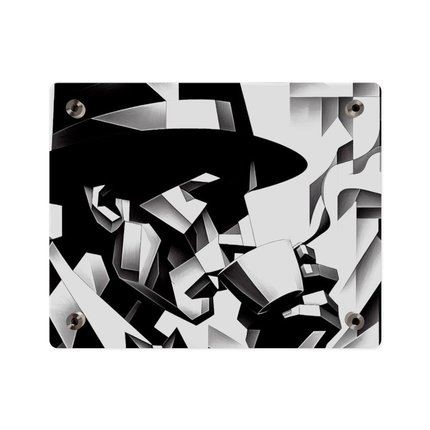 Chic Acrylic Wall Art Panels - Modern Black & White Home Decor - Picknmore