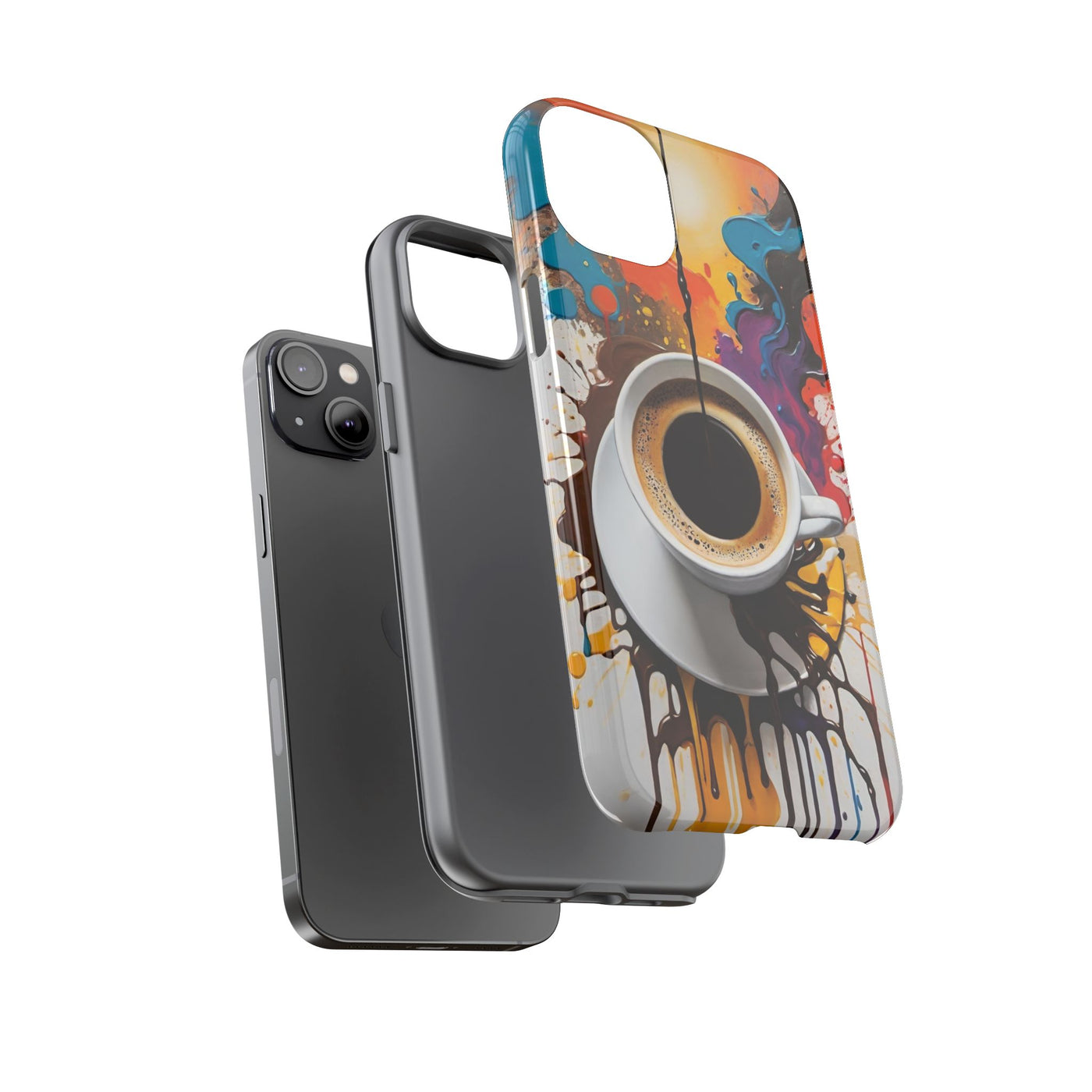 Coffee Cup Phone Case - Colorful Caffeine Lover Protection - Picknmore