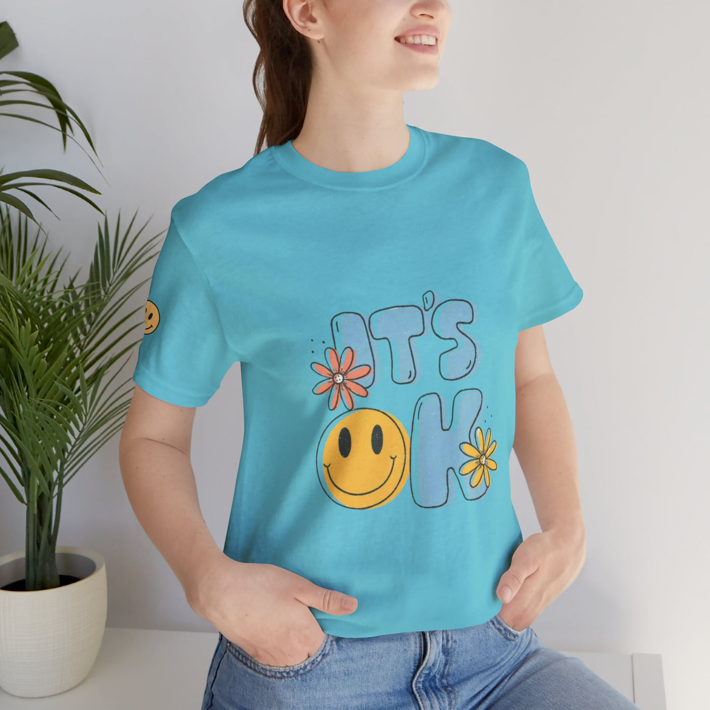 Floral Tee, Gift for Friends, Girl Elegance. - Picknmore