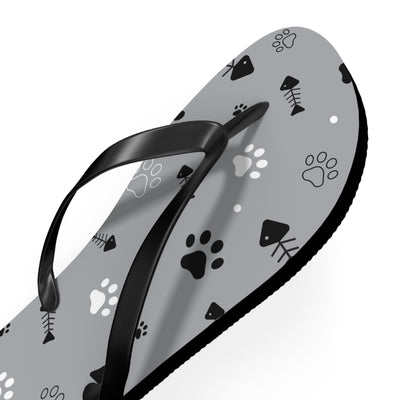 Dog Lover's Flip Flops | Cute Paw Print Outdoor Sandals for Summer, Pet Gifts, Beachwear, Relaxation Footwear, Animal Lover Accessories - Picknmore