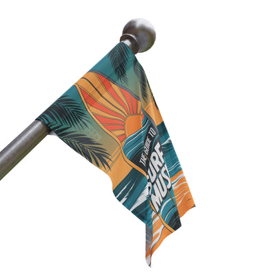 Surf Music Flag - Beach Decor Tropical Wall Art for Ocean Lovers - Picknmore