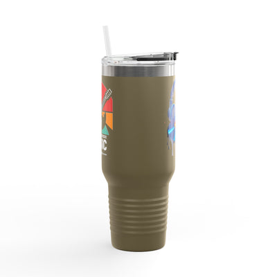Colorful 40oz Travel Mug - Insulated Tumbler for Music Lovers - Picknmore
