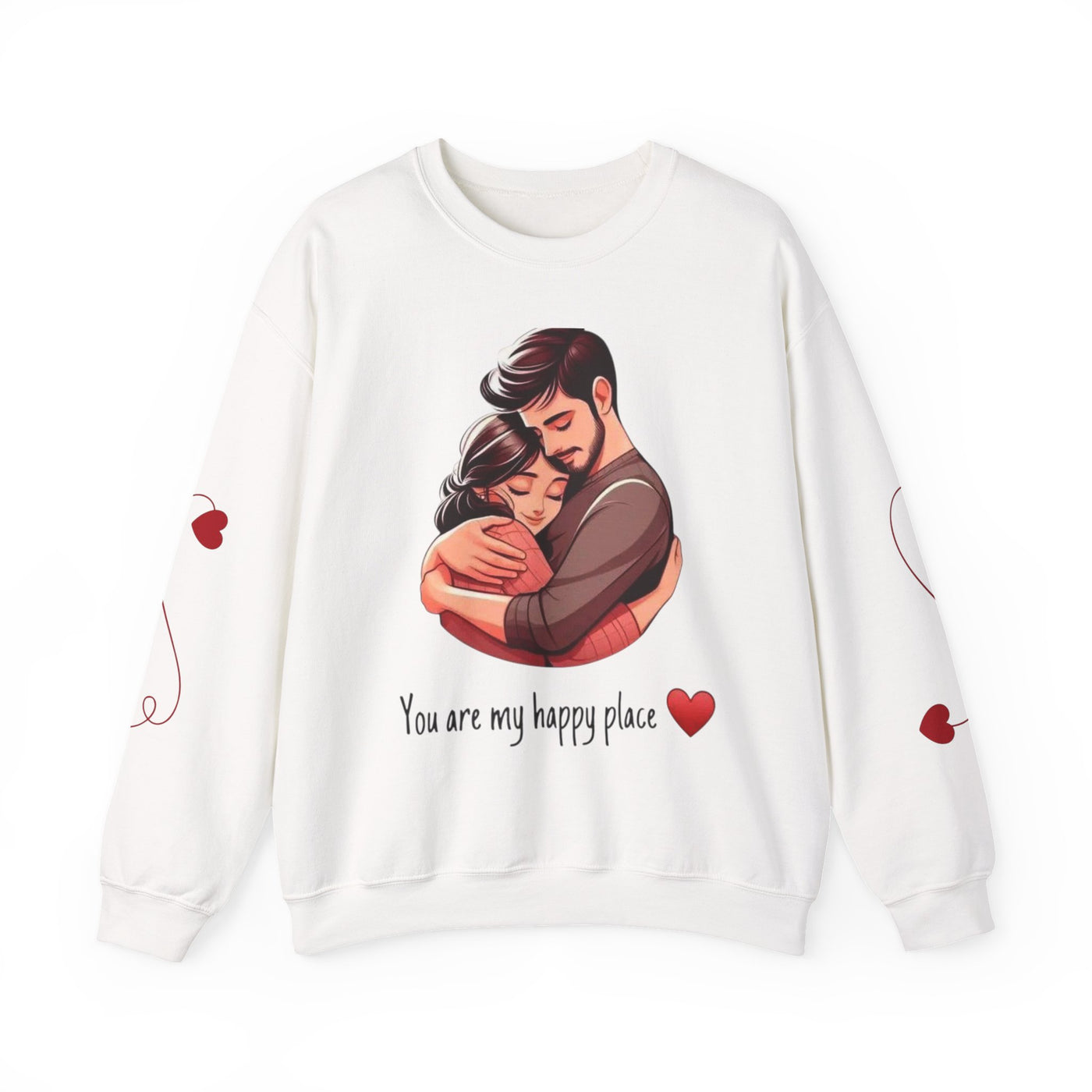 Love-Themed Crewneck Sweatshirt - Cozy Gift for Couples - Picknmore
