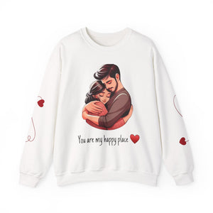 Love-Themed Crewneck Sweatshirt - Cozy Gift for Couples - Picknmore