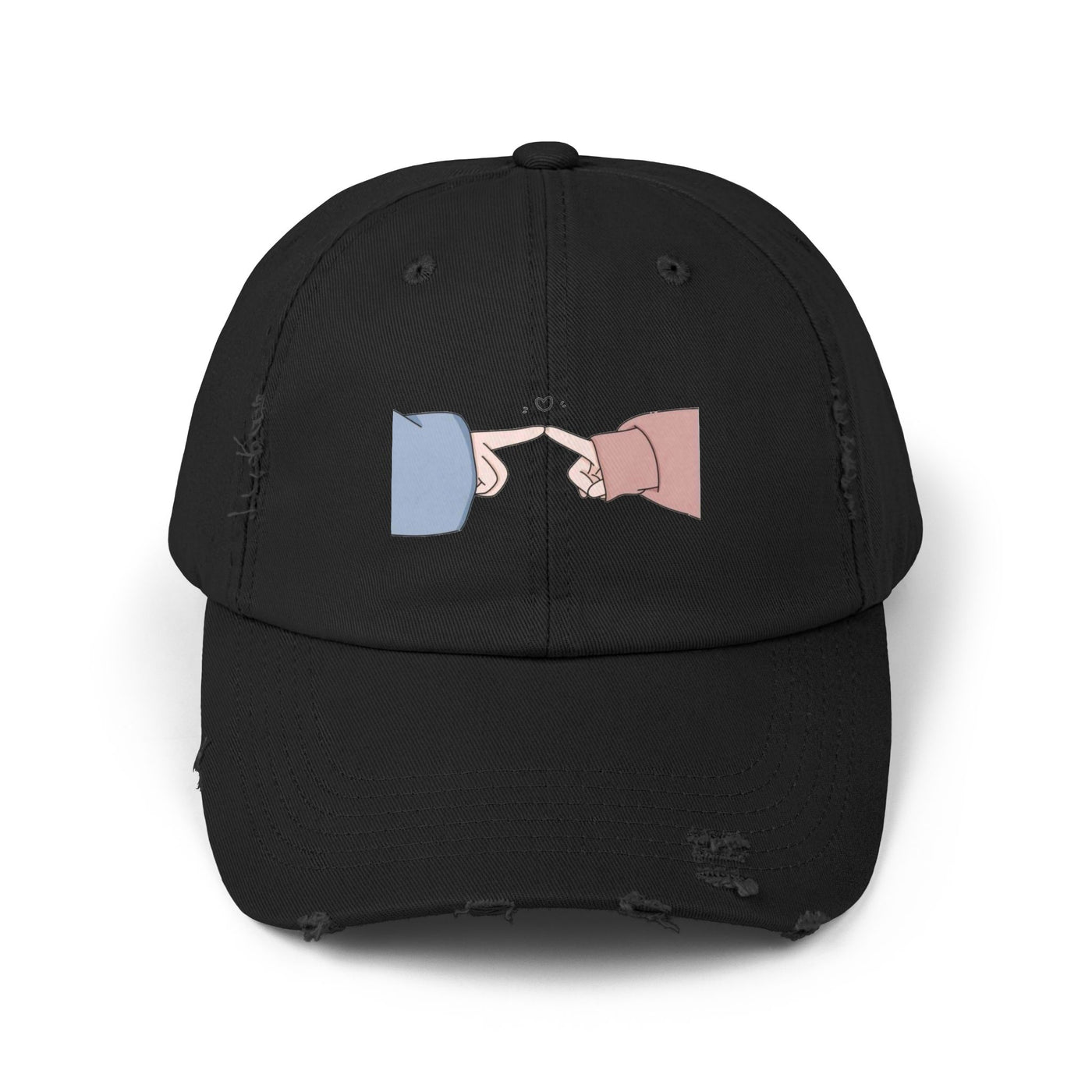 Playful Finger Pointing Hat - Fun Distressed Cap for Girls - Picknmore