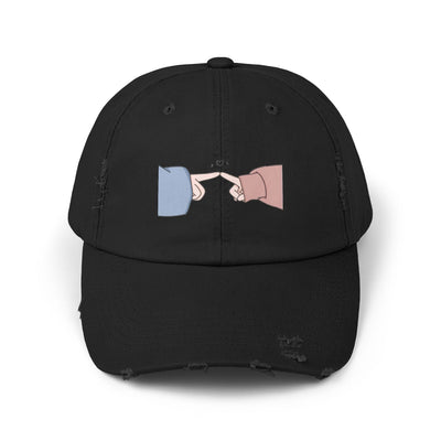 Playful Finger Pointing Hat - Fun Distressed Cap for Girls - Picknmore