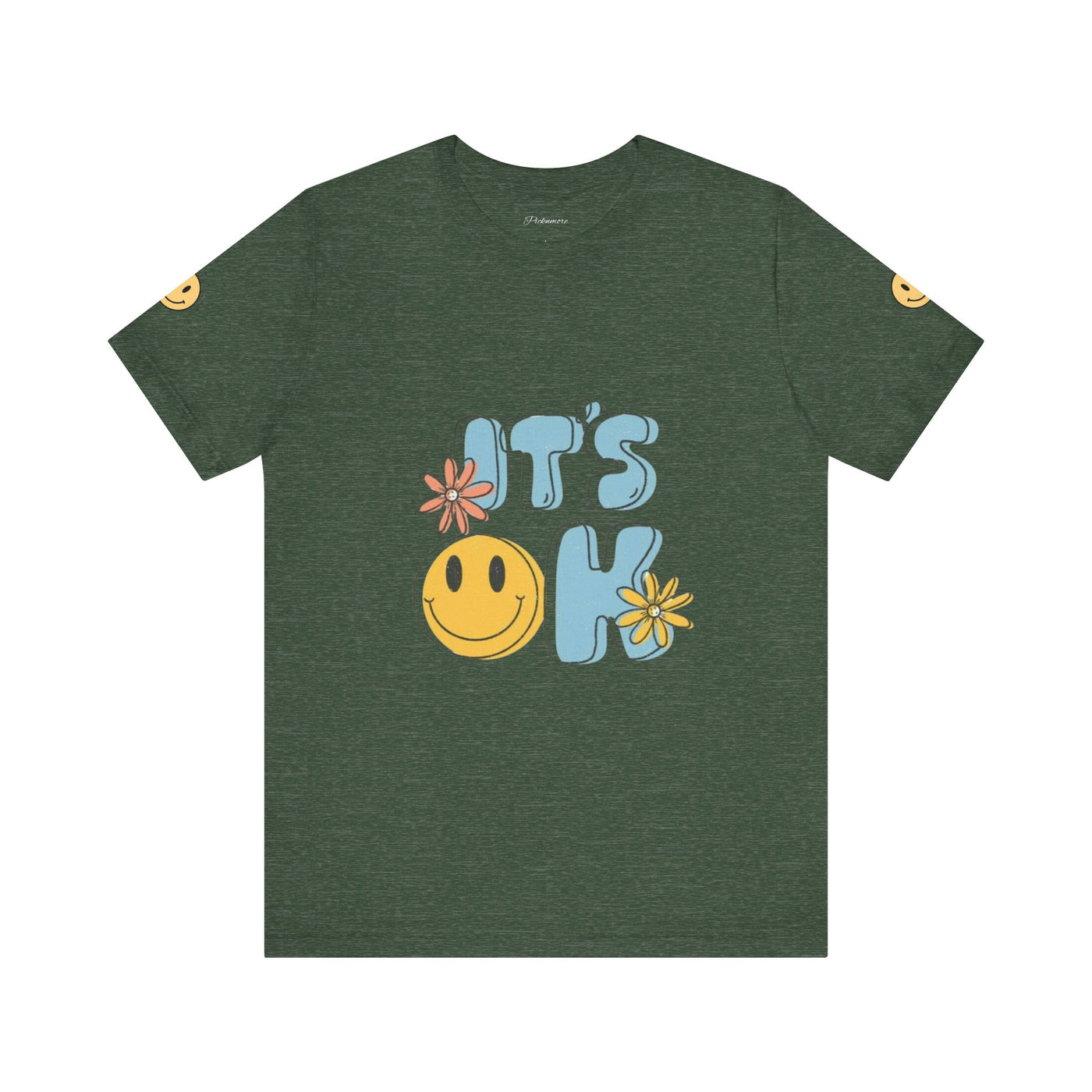 Floral Tee, Gift for Friends, Girl Elegance. - Picknmore