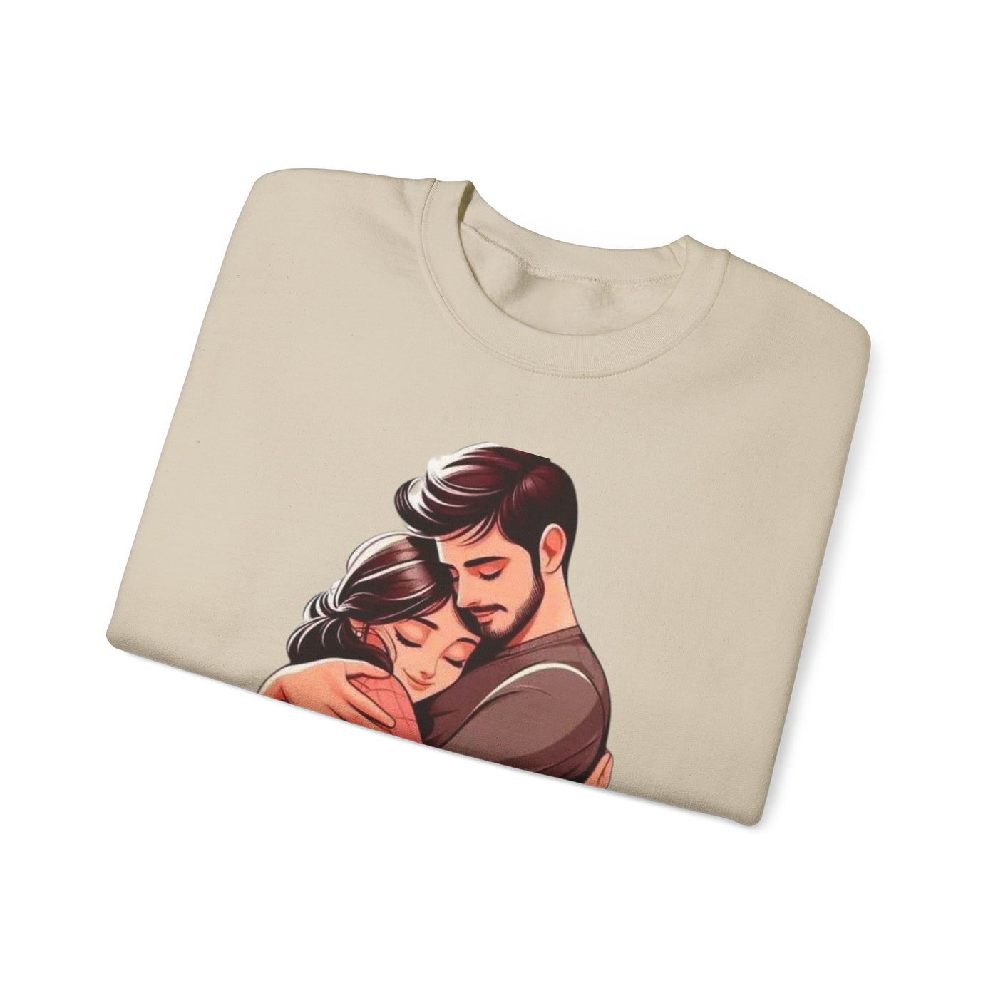 Love-Themed Crewneck Sweatshirt - Cozy Gift for Couples - Picknmore