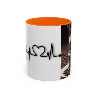 Coffee Lover's Heartbeat Mug - Caffeine Addiction Design - Picknmore