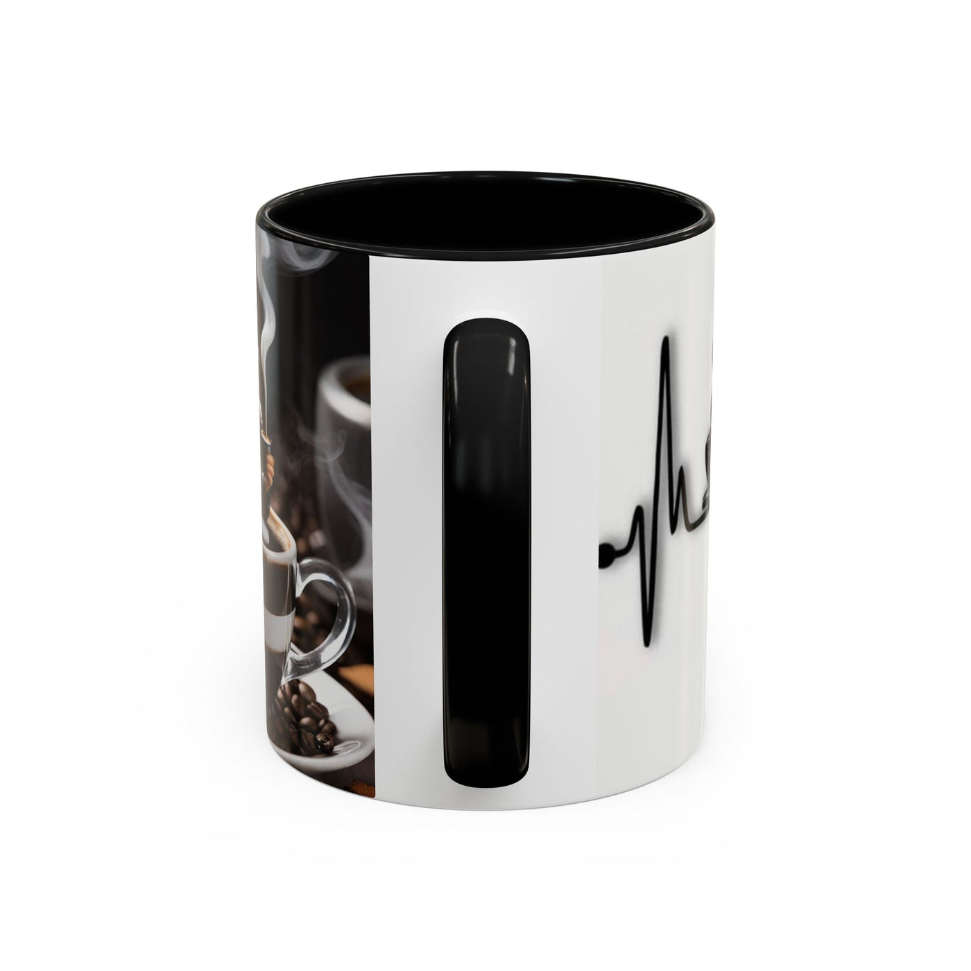 Coffee Lover's Heartbeat Mug - Caffeine Addiction Design - Picknmore
