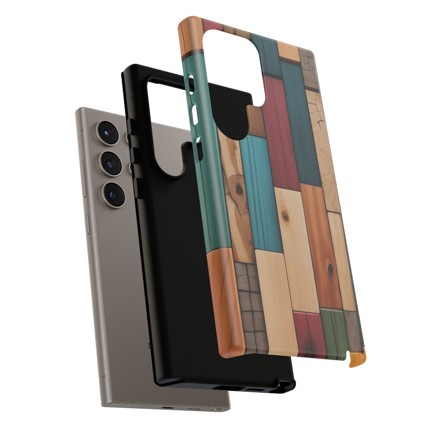Wooden Phone Case - Eco-Friendly Colorful Protection - Picknmore