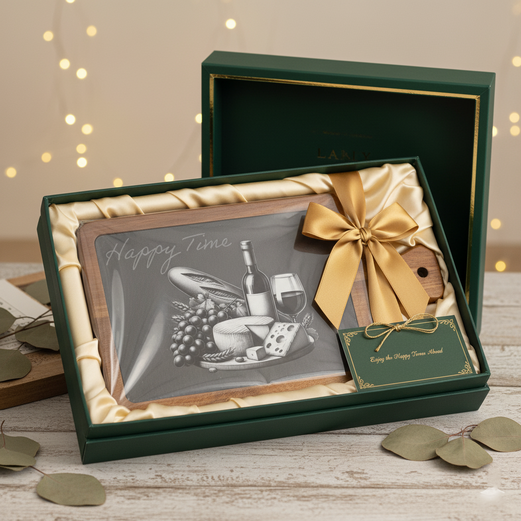 Personalized Charcuterie Board with Engraving, Elegant Cheese Plate for Gatherings, Custom Family Name Serving Tray, Wedding Gift