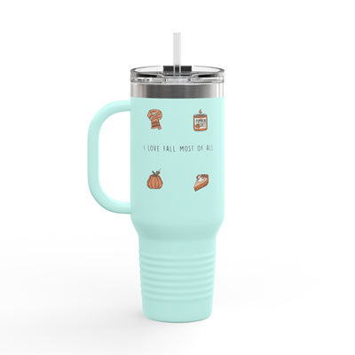 Halloween-Themed Insulated Travel Mug | 40oz | Perfect for October Parties, Fall Events, Cozy Drinks, Gifts for Coffee Lovers - Picknmore