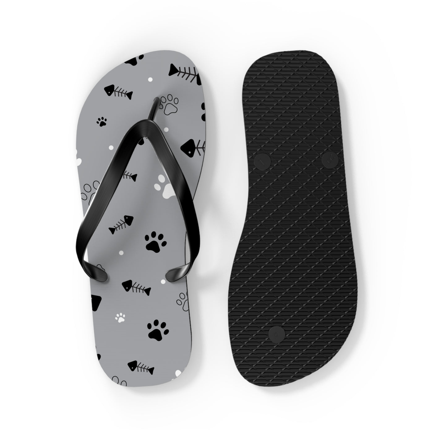 Dog Lover's Flip Flops | Cute Paw Print Outdoor Sandals for Summer, Pet Gifts, Beachwear, Relaxation Footwear, Animal Lover Accessories - Picknmore