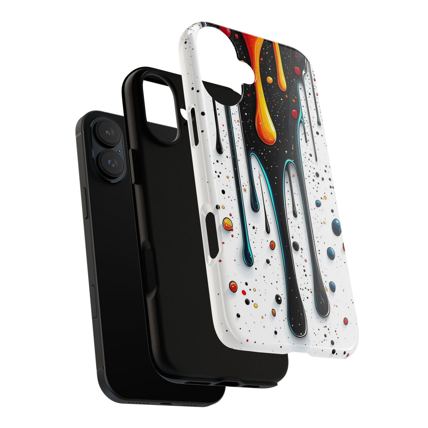 Abstract Drip Phone Case - Artistic Design Protection - Picknmore