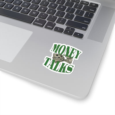 Money Talks Kiss-Cut Stickers - Funny Office Decor & Laptop Humor - Picknmore