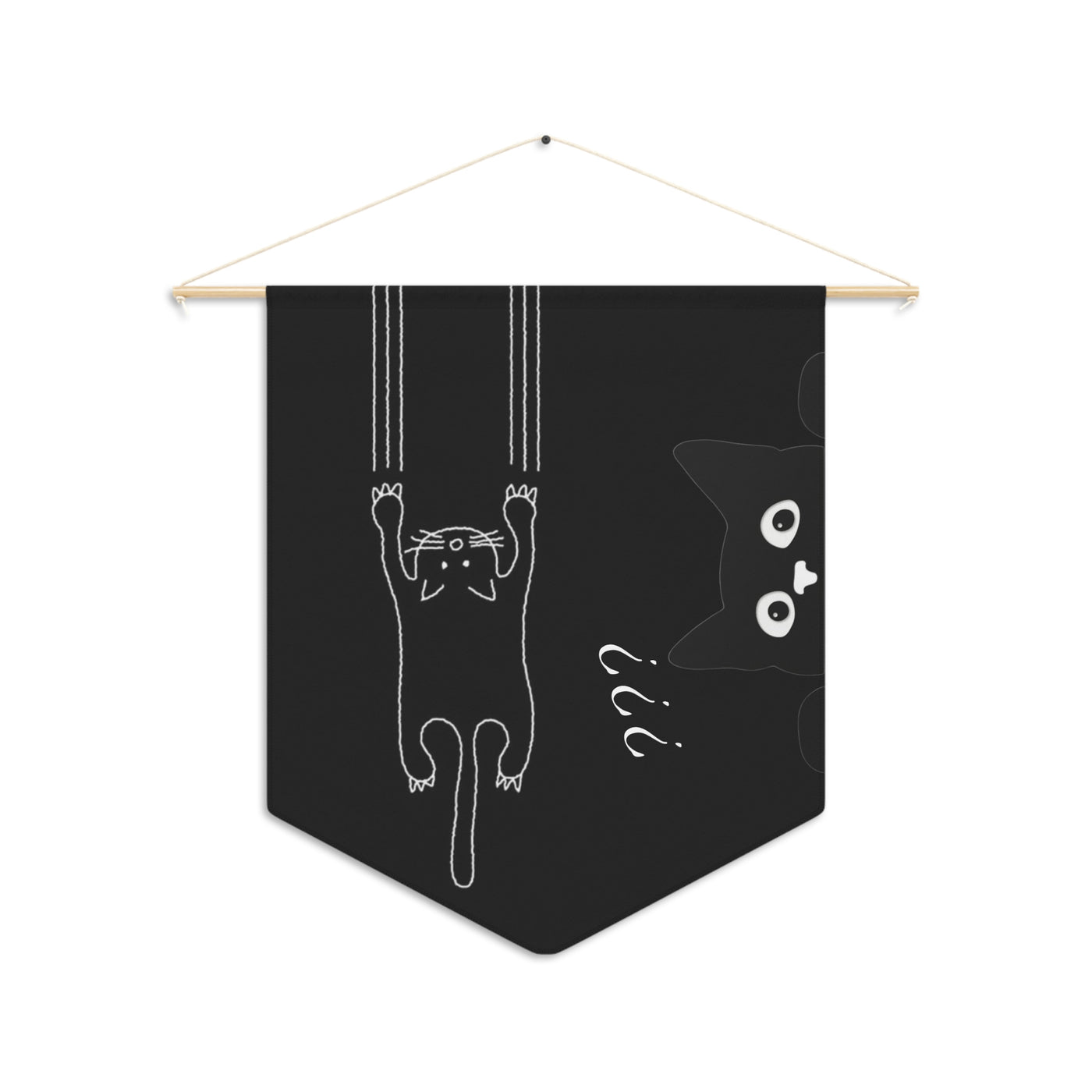 Cute Cat Pennant Banner - Whimsical Wall Art for Cat Lovers - Picknmore