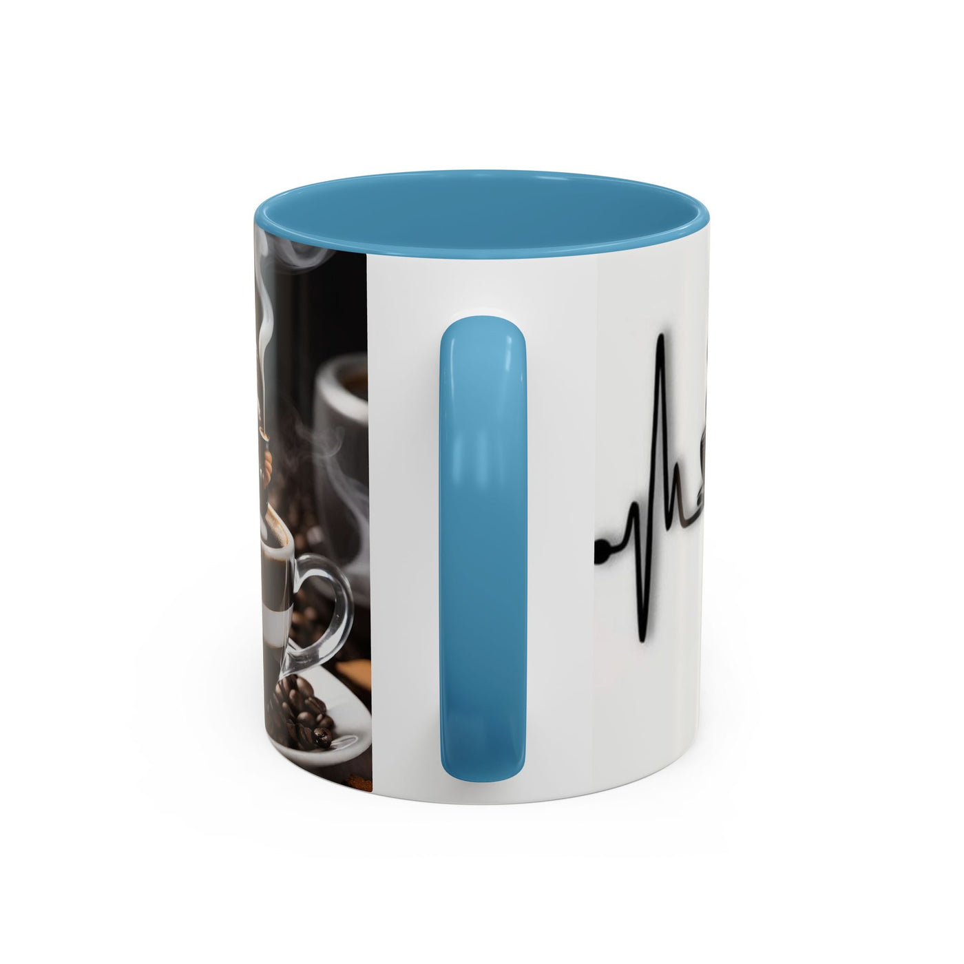 Coffee Lover's Heartbeat Mug - Caffeine Addiction Design - Picknmore