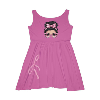 Bow Skater Dress - Fun Fashion Women's Dress - Picknmore