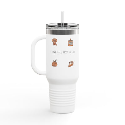 Halloween-Themed Insulated Travel Mug | 40oz | Perfect for October Parties, Fall Events, Cozy Drinks, Gifts for Coffee Lovers - Picknmore