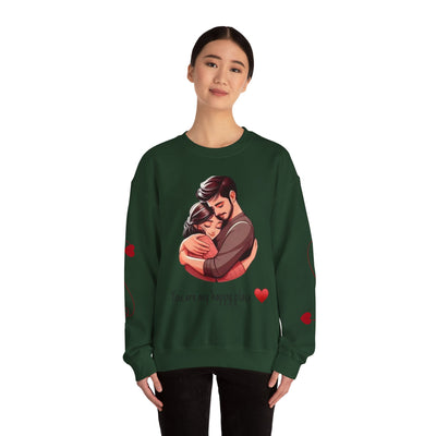 Love-Themed Crewneck Sweatshirt - Cozy Gift for Couples - Picknmore