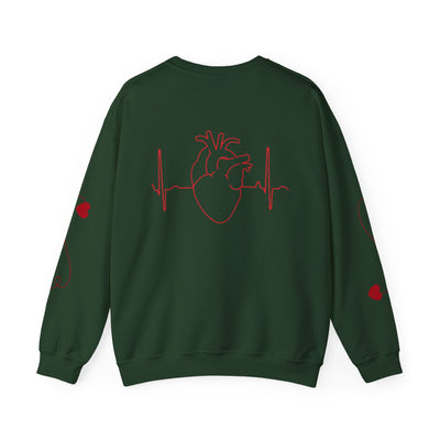 Love-Themed Crewneck Sweatshirt - Cozy Gift for Couples - Picknmore