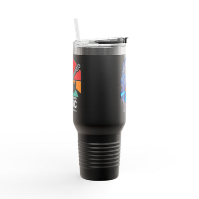 Colorful 40oz Travel Mug - Insulated Tumbler for Music Lovers - Picknmore