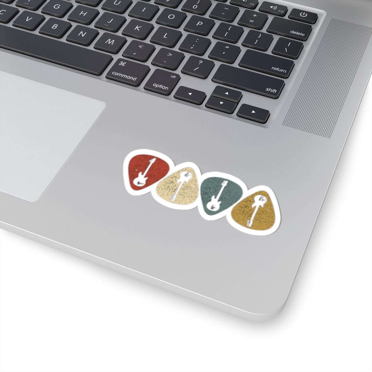 Musical Guitar Picks Stickers, Creative Décor, Gift for Musicians, Laptop Stickers. - Picknmore