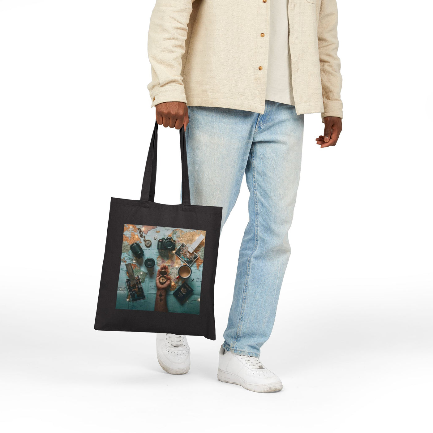 Travel Inspiration Tote Bag - Eco-Friendly Canvas Adventure Bag - Picknmore