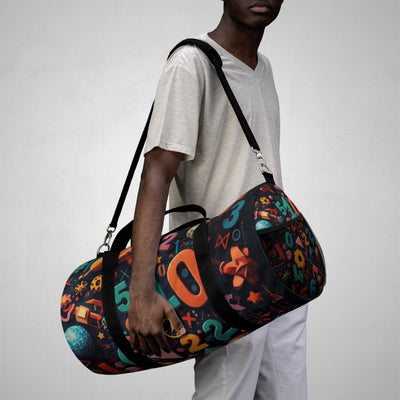 Colorful Numbers Duffel Bag - Fun Travel & Gym Bag for Students - Picknmore