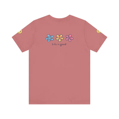 Floral Tee, Gift for Friends, Girl Elegance. - Picknmore