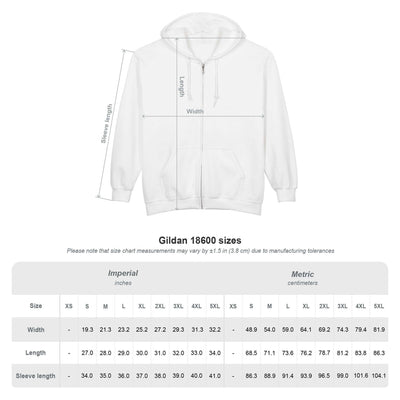 Grunge Horror Hoodie with Dripping Text –  Zip-Up Sweatshirt for Halloween & Streetwear - Picknmore