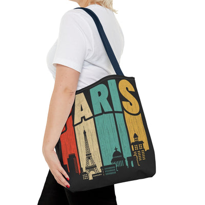 Paris Cityscape Tote Bag - Parisian Art Print Shopping Bag - Picknmore