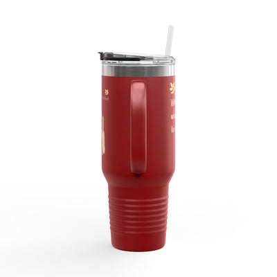 Insulated Travel Mug for Book Lovers, Enjoy Every Sip, Perfect Gift for Readers, 40oz Coffee Tumbler, Travel Cup for Busy Days - Picknmore
